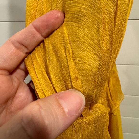 Maria Lucia Hohan yellow marigold Kamille silk dress - Picture 8 of 16